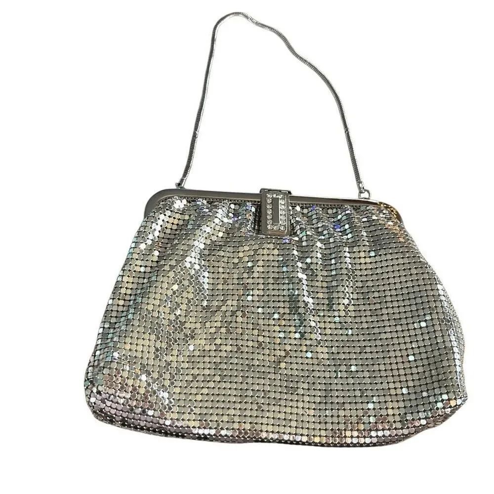 Whiting and Davis vintage evening bag. Beautiful. Very good condition.